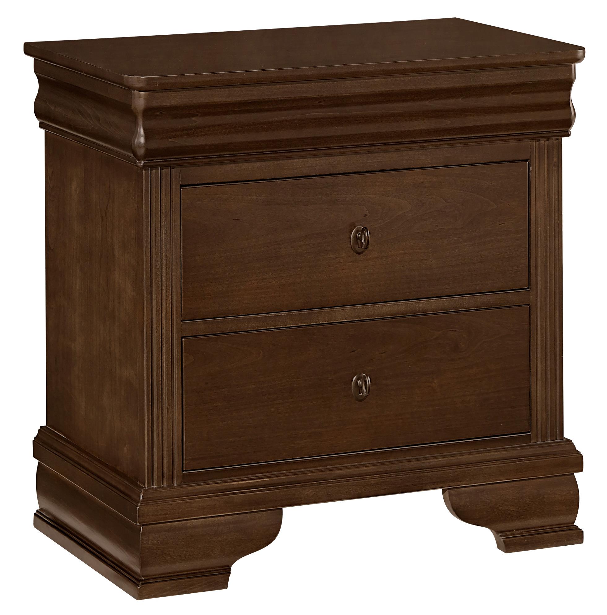 Vaughan Bassett French Market 382226 Louis Philippe Night Stand 2